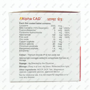 Alpha Cad Tablet 10's