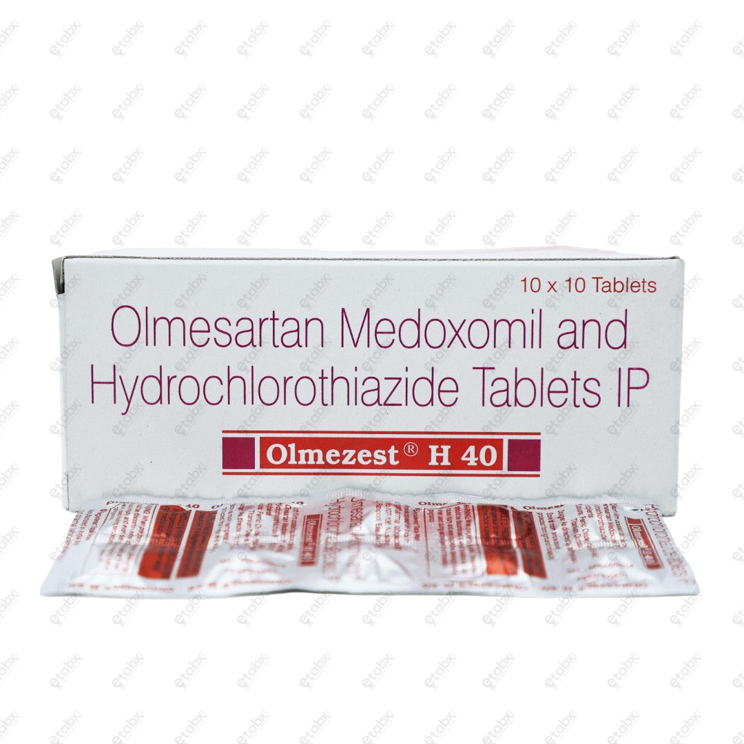 Olmezest H 40mg Tablet 10's