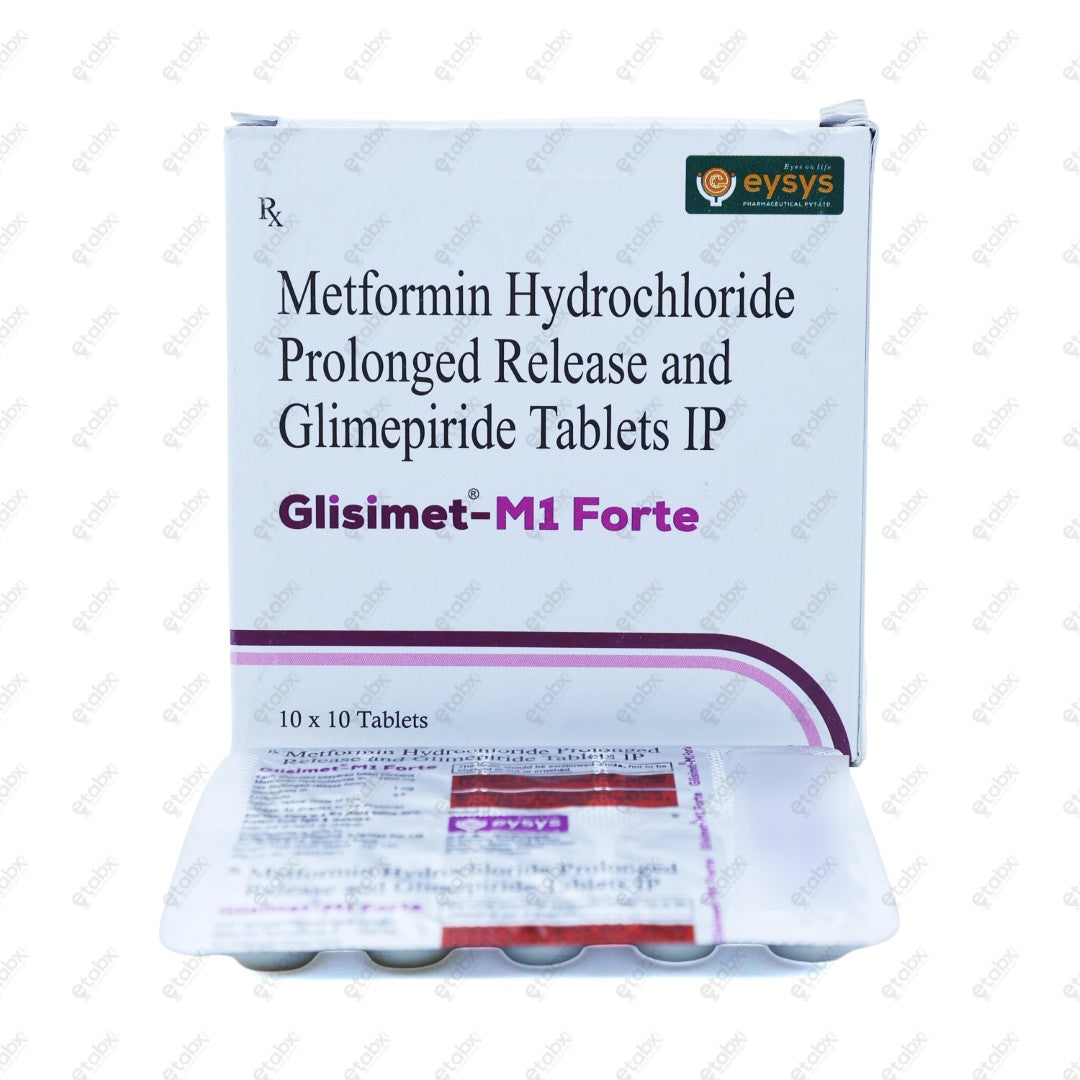 Glisimet M1 Forte Tablet 10's