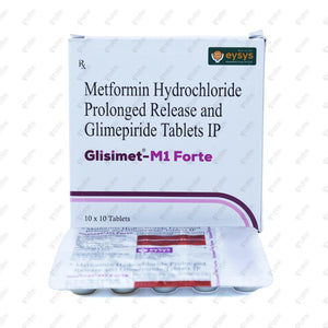 Glisimet M1 Forte Tablet 10's