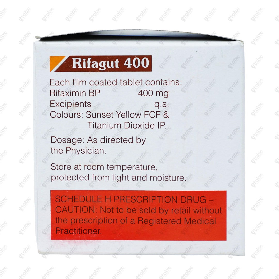 Rifagut 400mg Tablet 10's