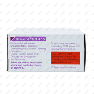 Ursocol SR 450mg Tablet 15's