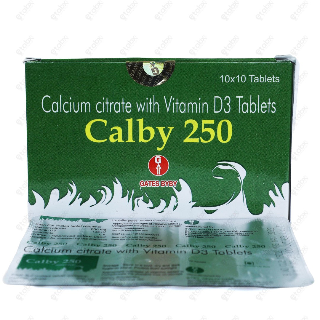 Calby 250mg Tablet 10's