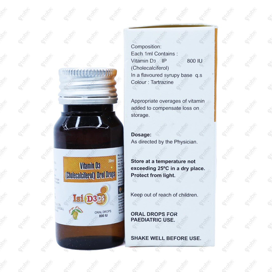 ISI D3 Drops 800 IU 30ml