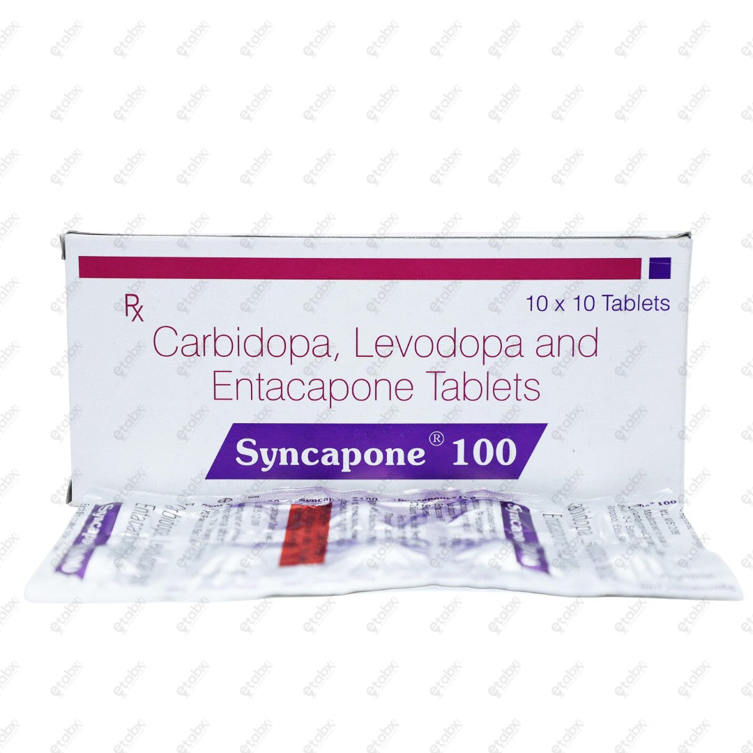 Syncapone 100mg Tablet 10's