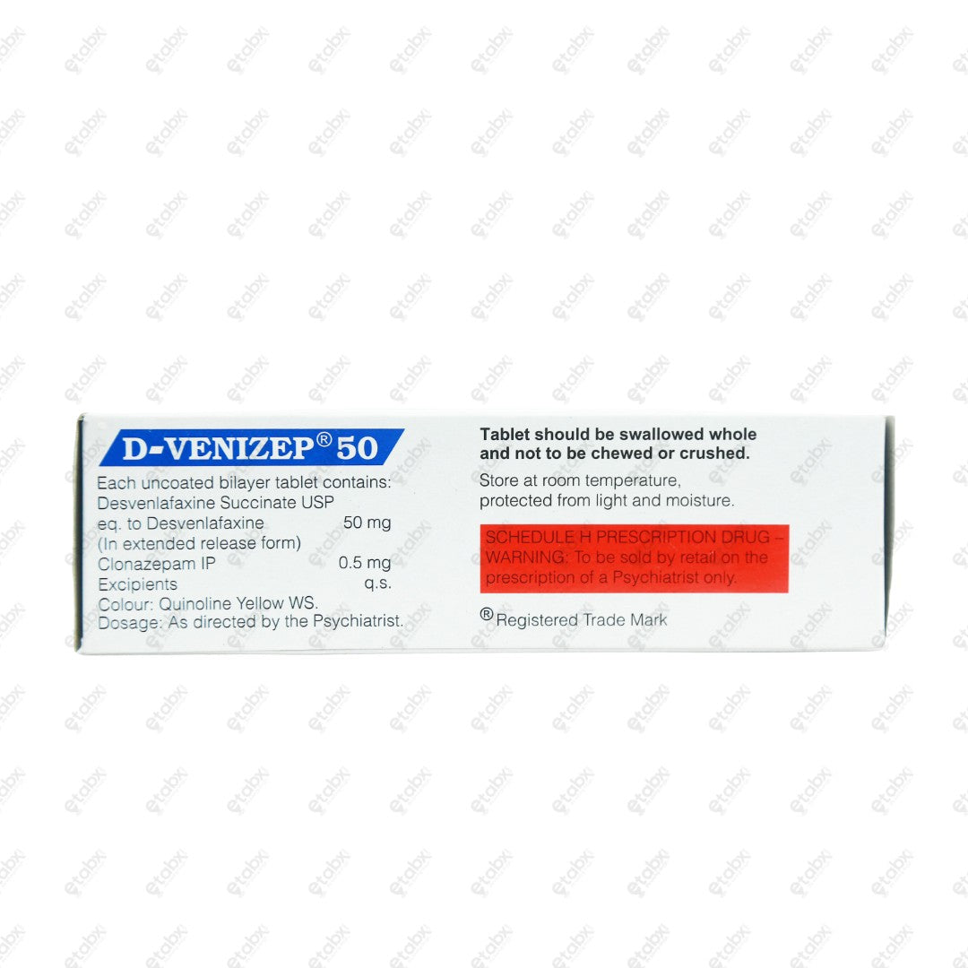 D Venizep 50 Tablets 10's