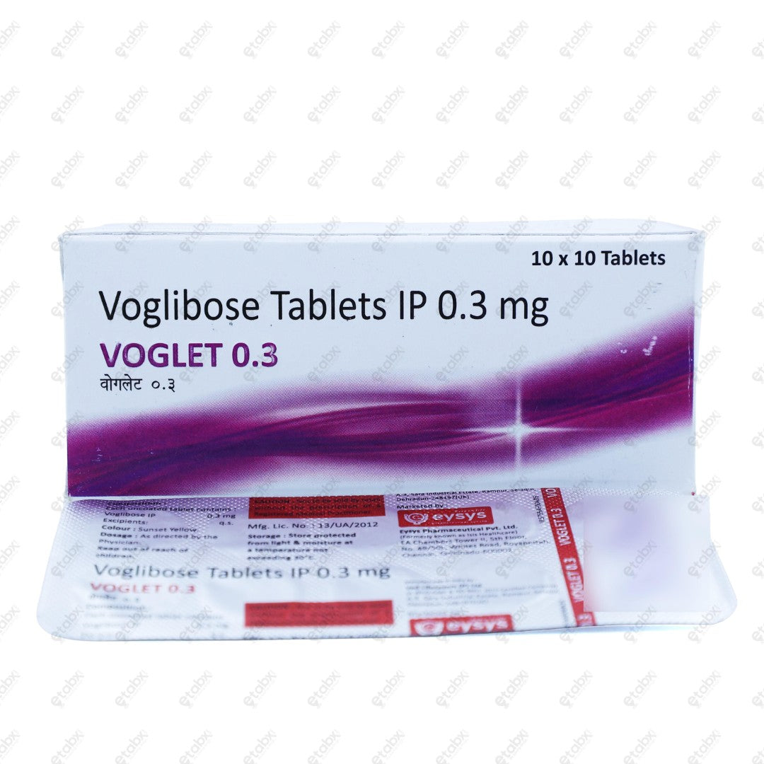 Voglet 0.3mg Tablet 10's