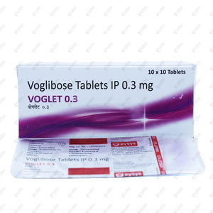 Voglet 0.3mg Tablet 10's