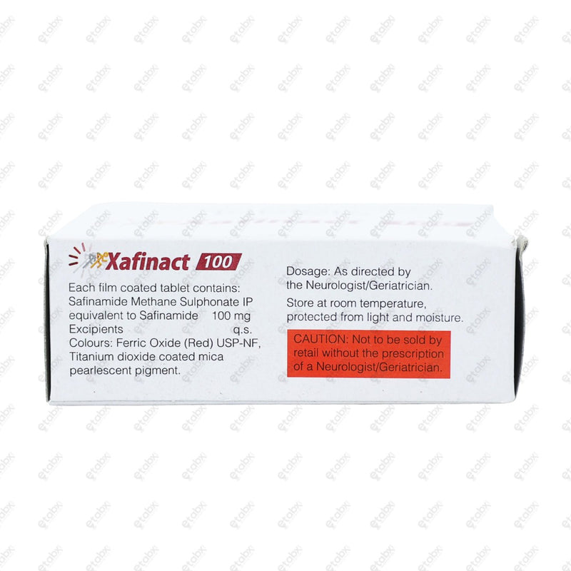 Xafinact 100MG Tablet 10's