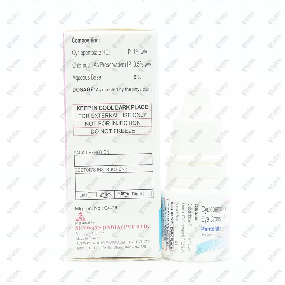 Pentolate Eye Drops 5ml