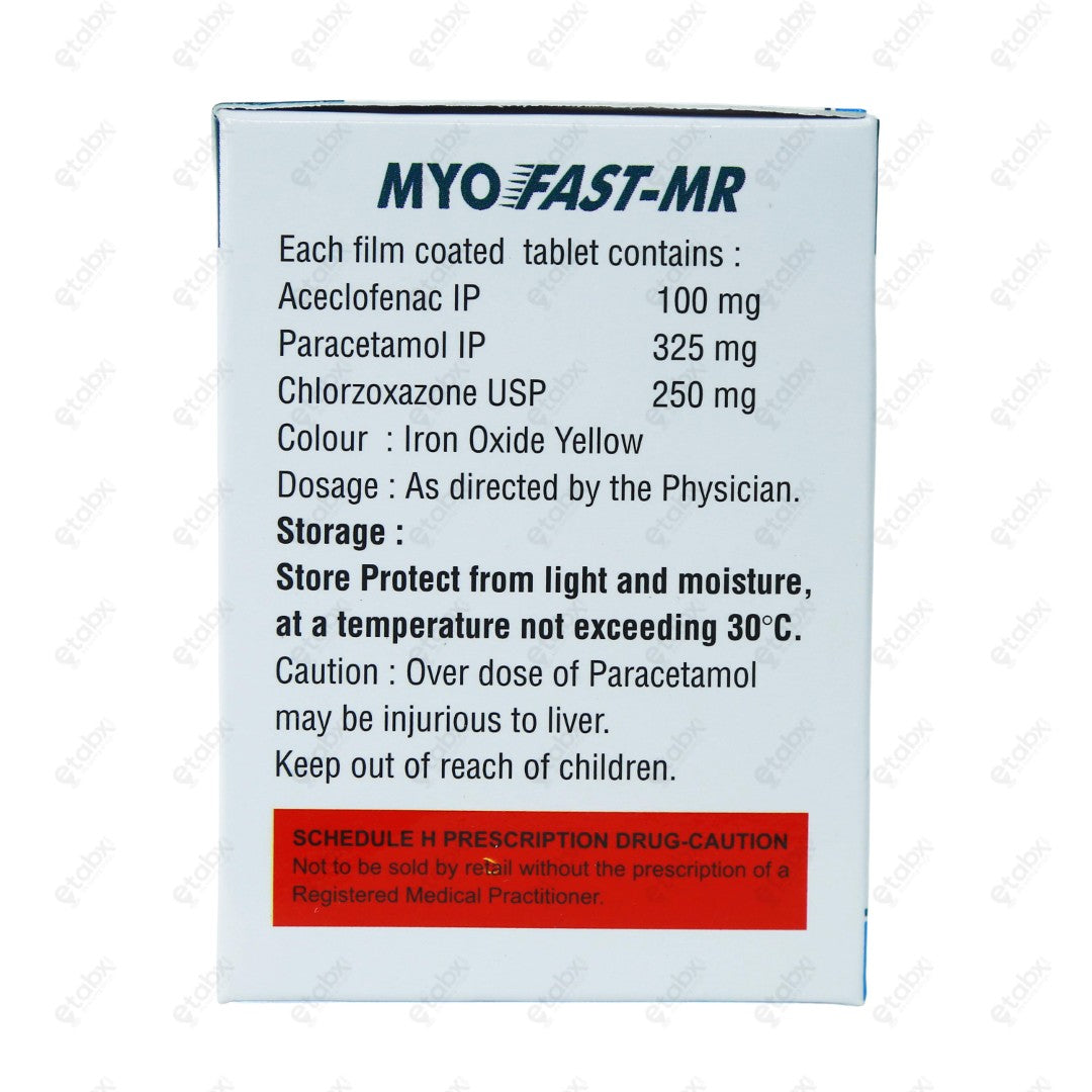 Myofast MR Tablet 10's