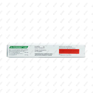 D Venizep 100mg Tablets 10's