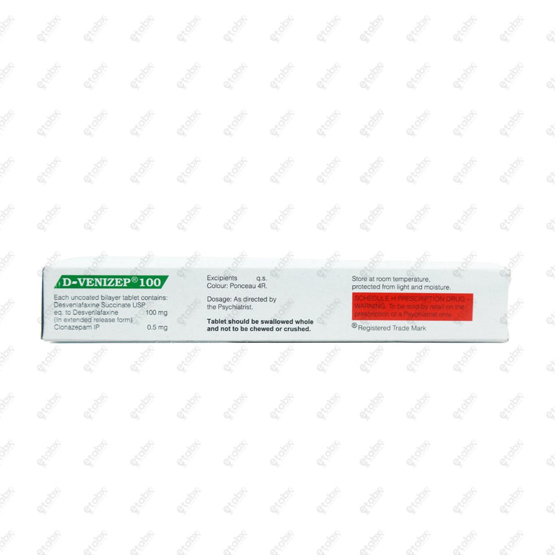 D Venizep 100mg Tablets 10's