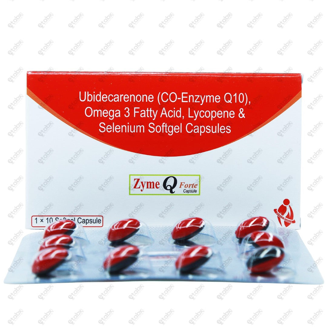 ZYME Q FORTE Digestive Enzyme Supplement Capsule 10s