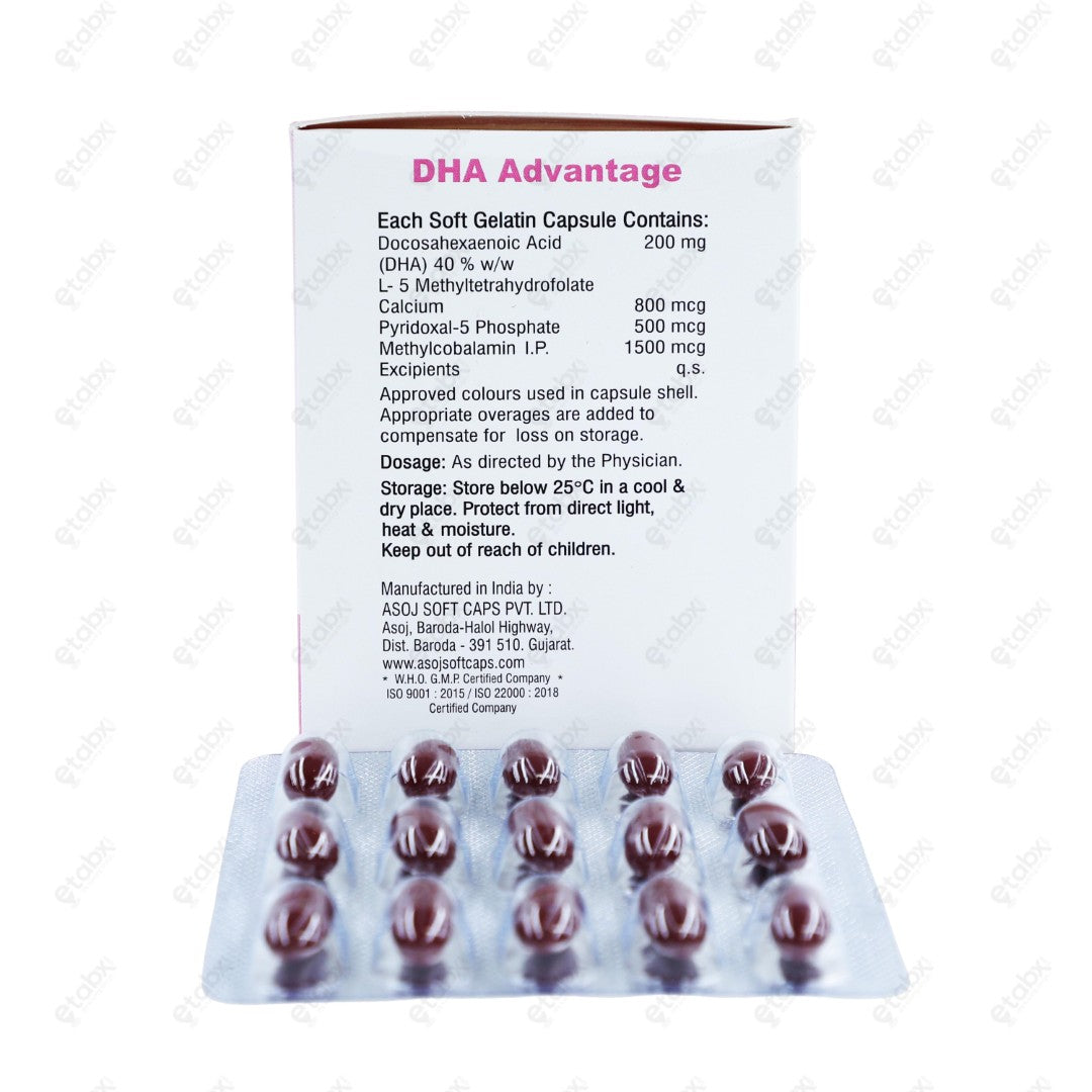 DHA Advantage Tablet 15's