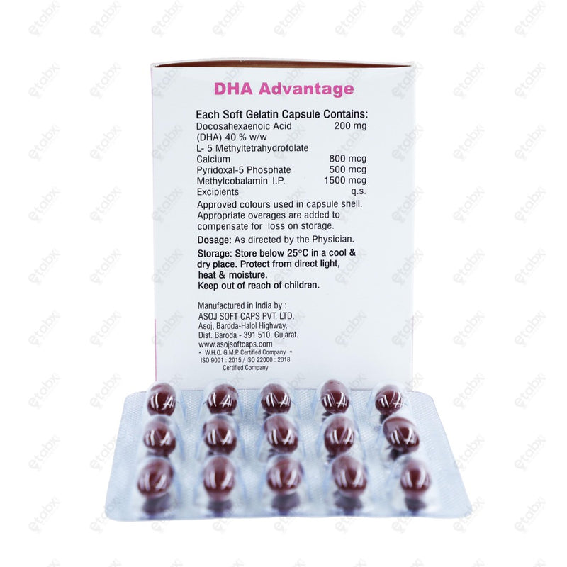 DHA Advantage Tablet 15's