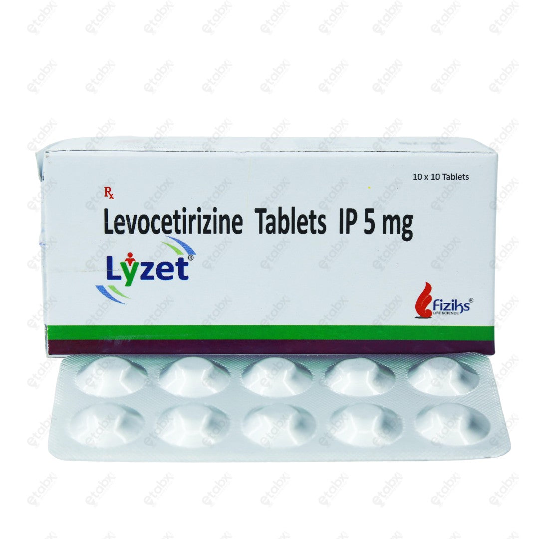 Lyzet Tablets 10's