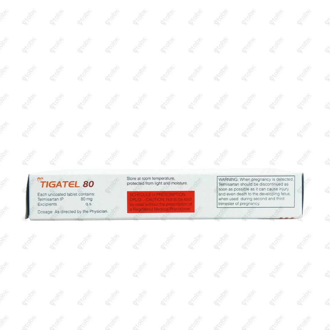 Tigatel 80 Tablet 10's