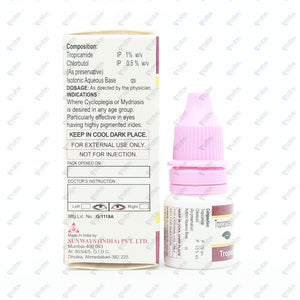 Tropicacyl 1% Eye Drops 5ml
