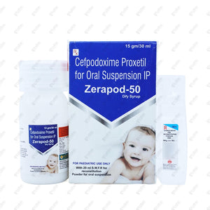 Zerapod 50mg Dry Syrup 30mL