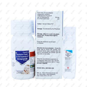 Zerapod 50mg Dry Syrup 30mL