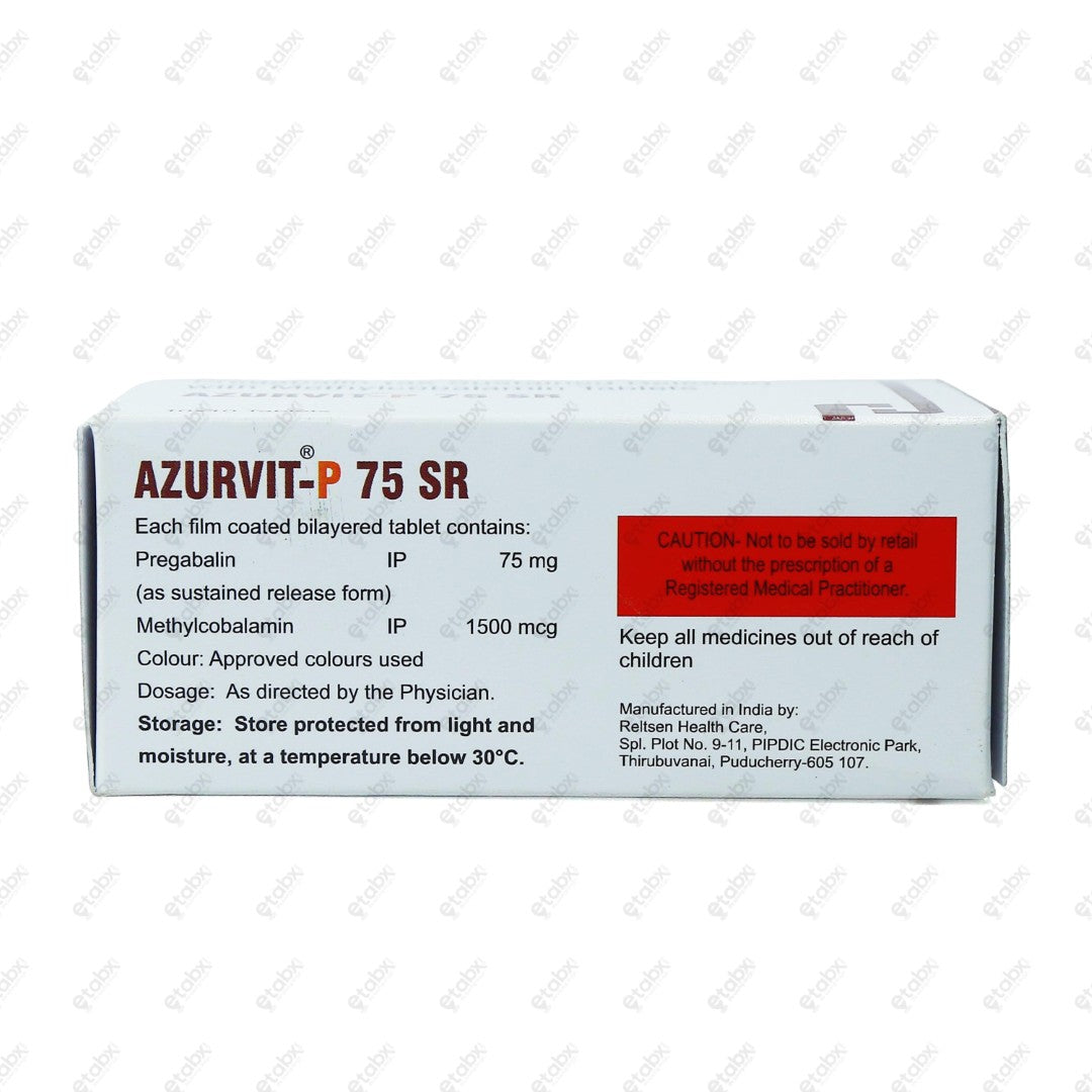 Azurvit P 75mg SR Tablets 10's