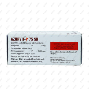 Azurvit P 75mg SR Tablets 10's