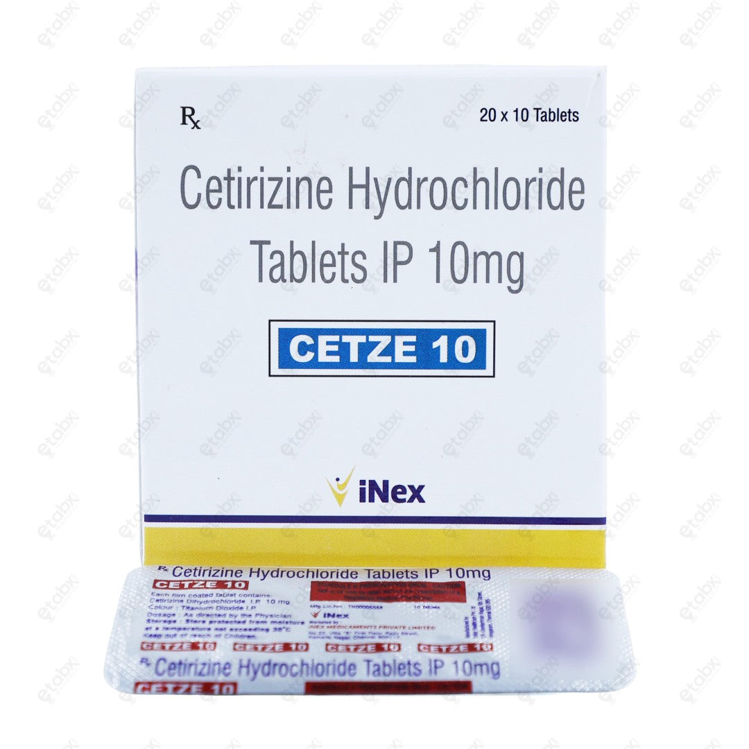 Cetze Tablet 10's