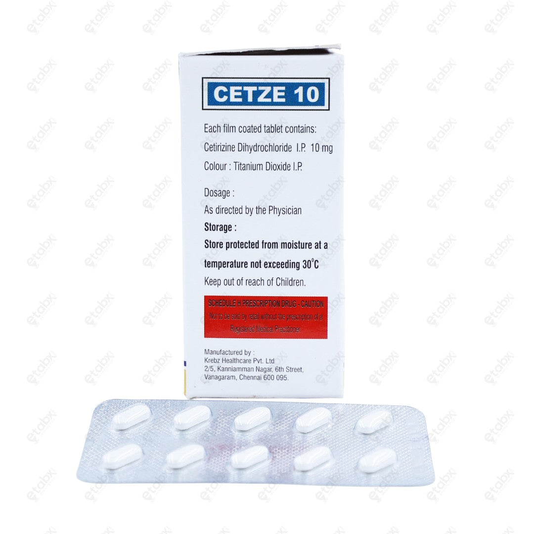 Cetze Tablet 10's