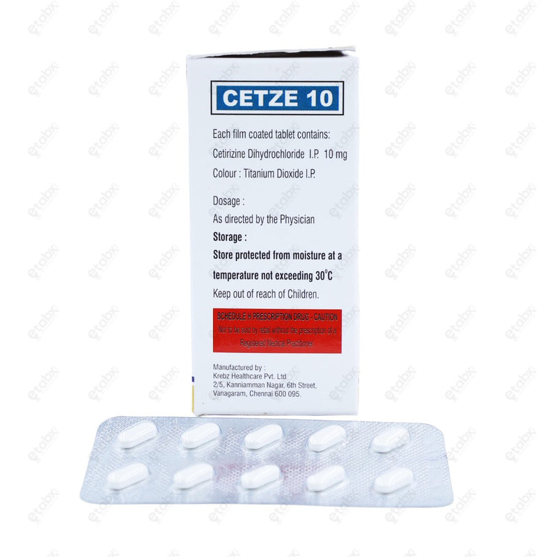 Cetze Tablet 10's