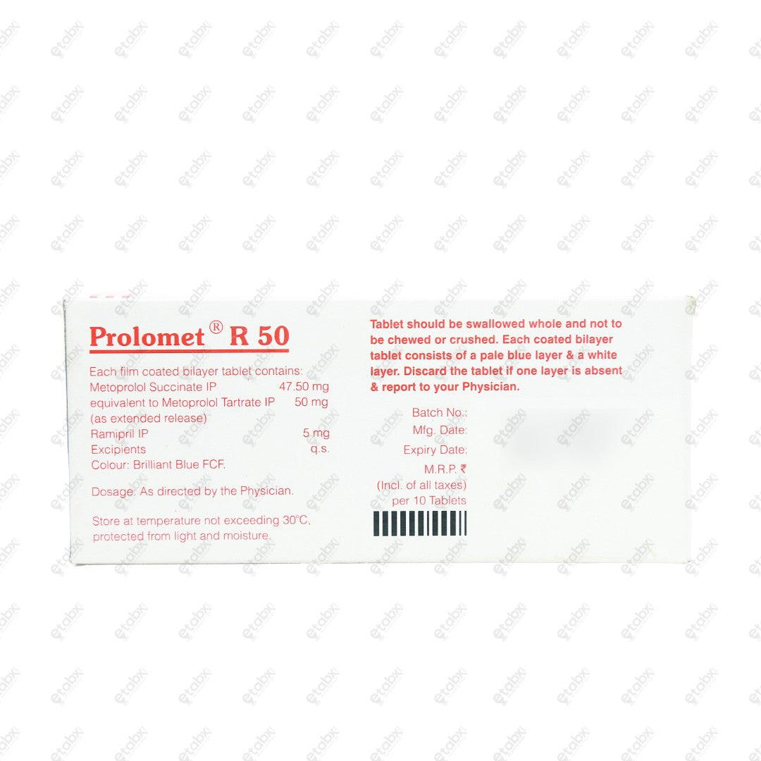 PROLOMET R 50 TABLET 10's