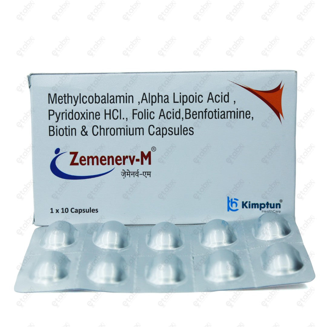 Zemenerv M Capsules 10's
