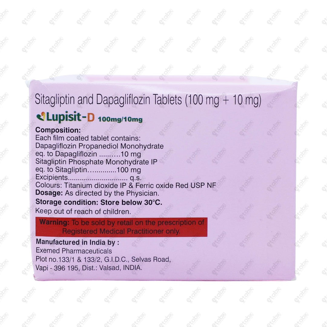 Lupisit D 10/100mg Tablet 10's