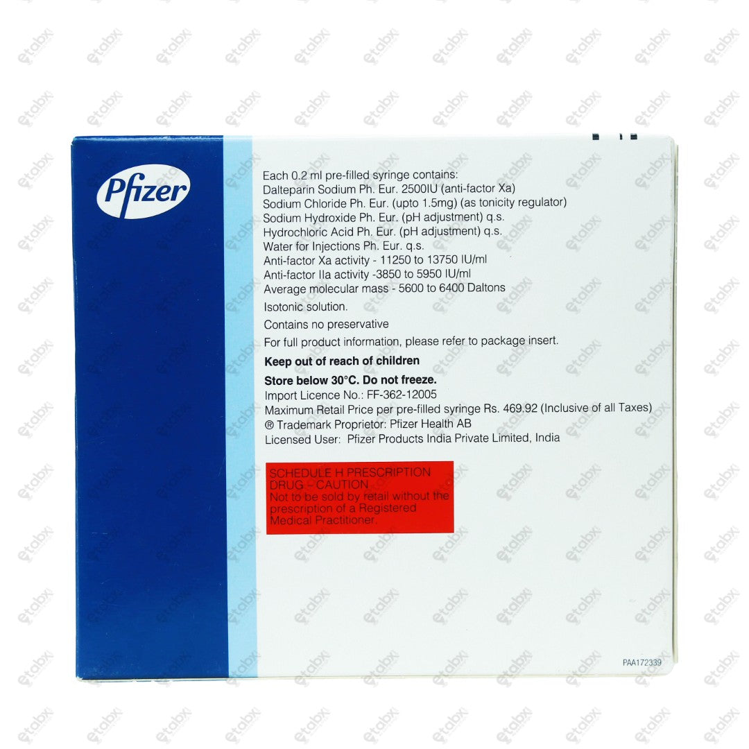 Fragmin 2500 IU Injection