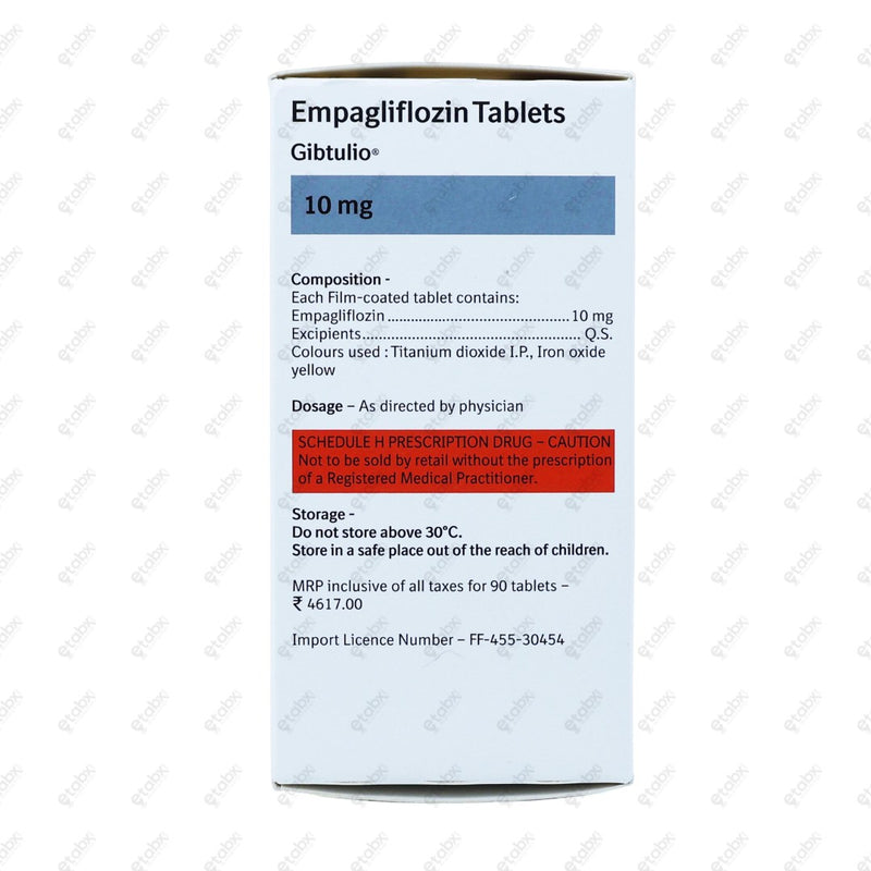 Gibtulio 10mg Tablets 10's