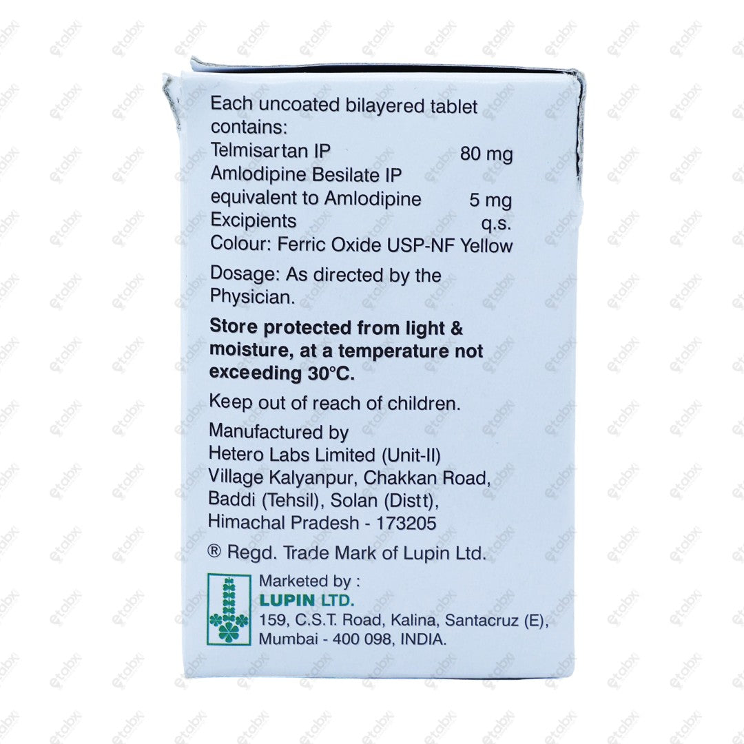 TELISTA AM 80mg Tablets (15's)