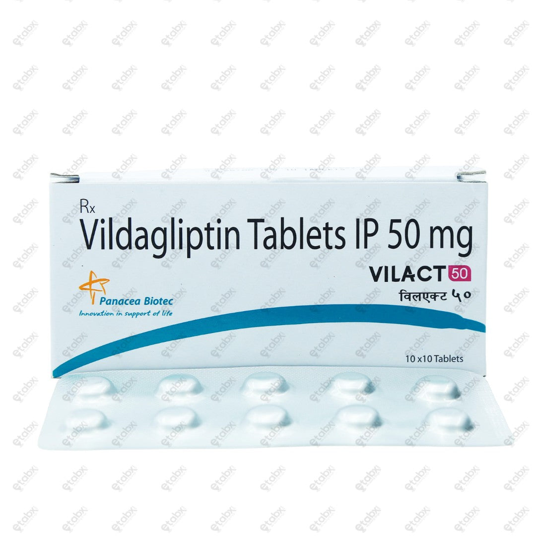 Vilact 50mg Tablet 10's