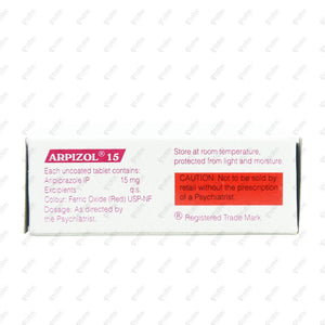 Arpizol 15mg Tablet 10's