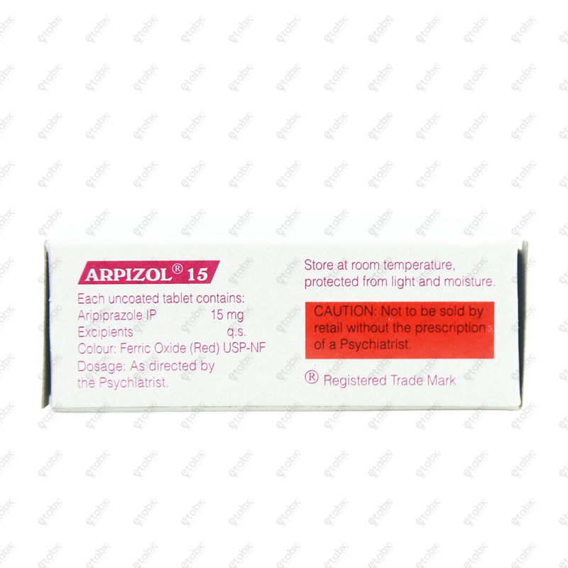 Arpizol 15mg Tablet 10's