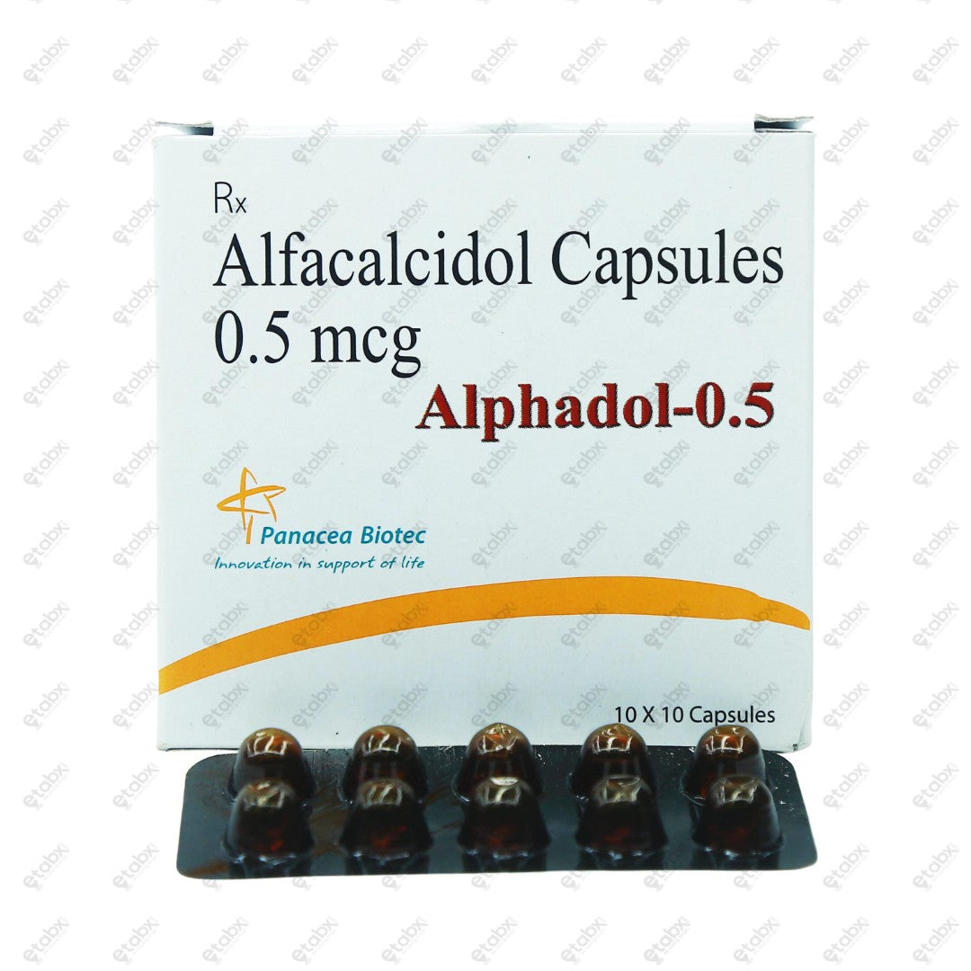 ALPHADOL 0.5mg Capsule 10's