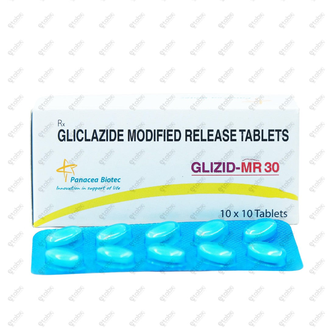 Glizid MR 30mg Tablet 10's