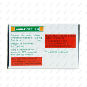 Aquazide 12.5 Tablet 10's