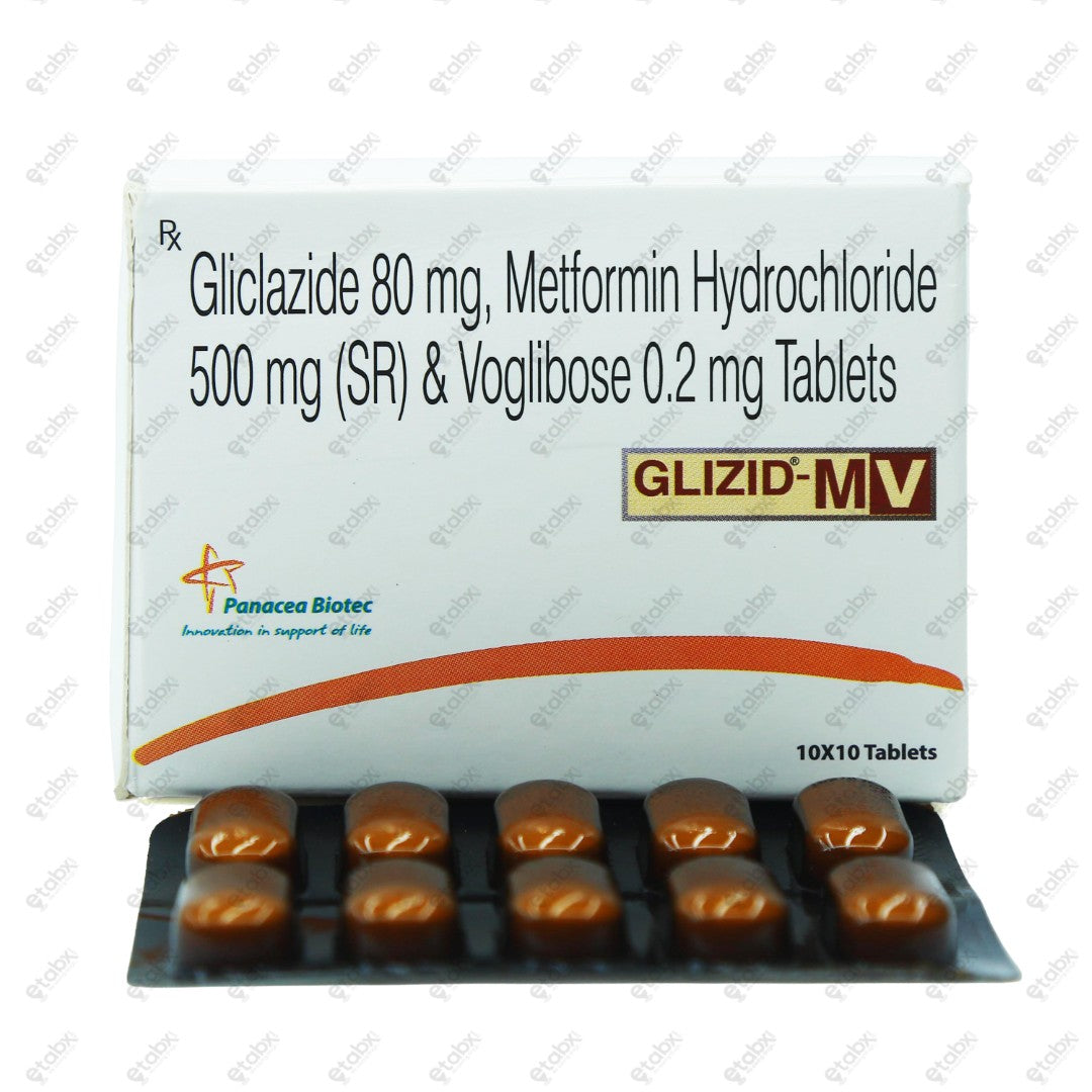 Glizid MV Tablet 10's