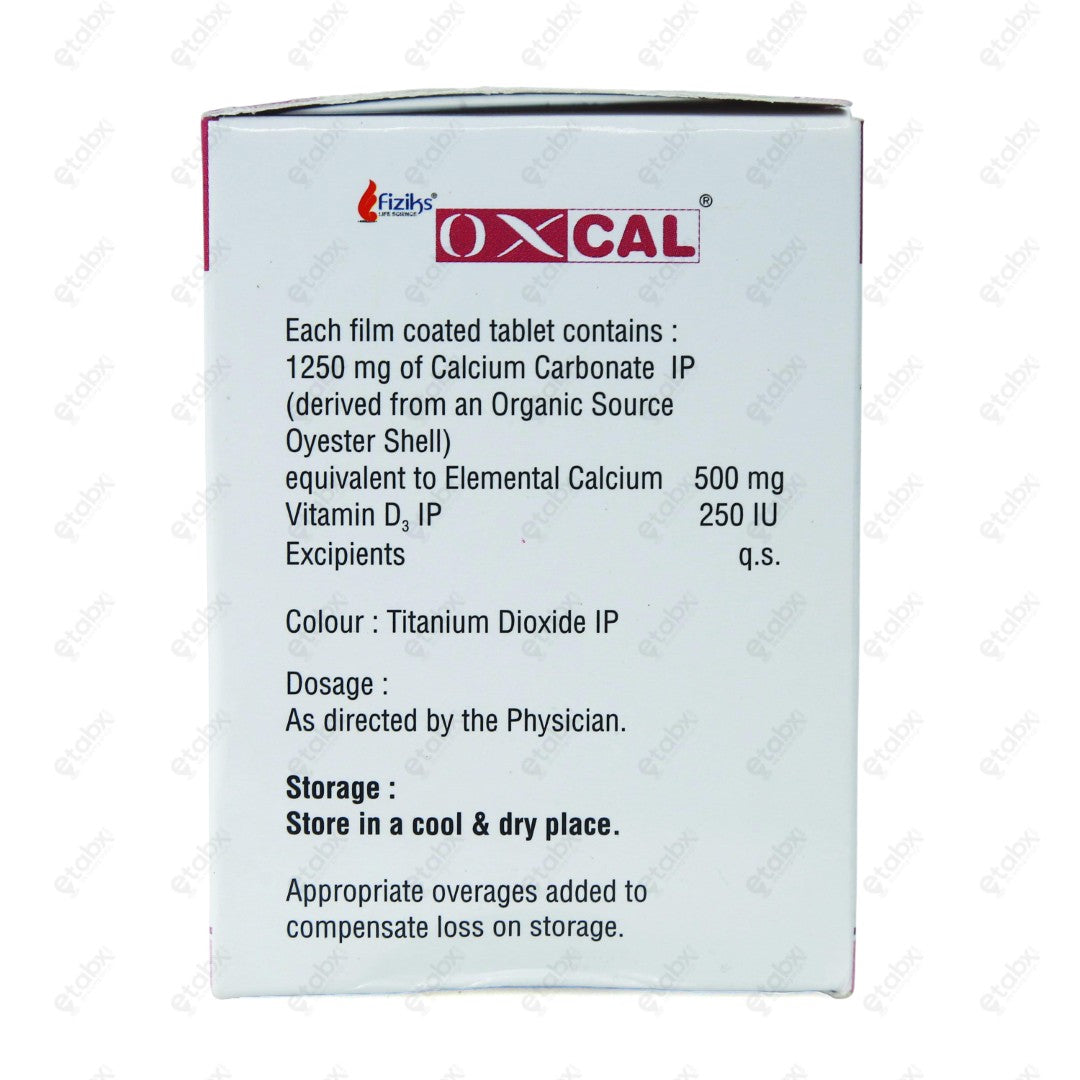 Oxcal 500mg Capsule 10's