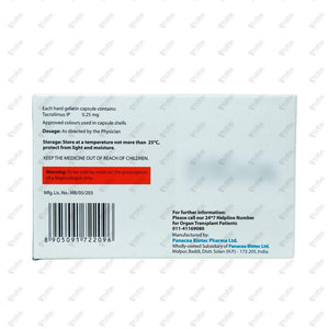 Pangraf 0.25mg Transplant Capsules 10s