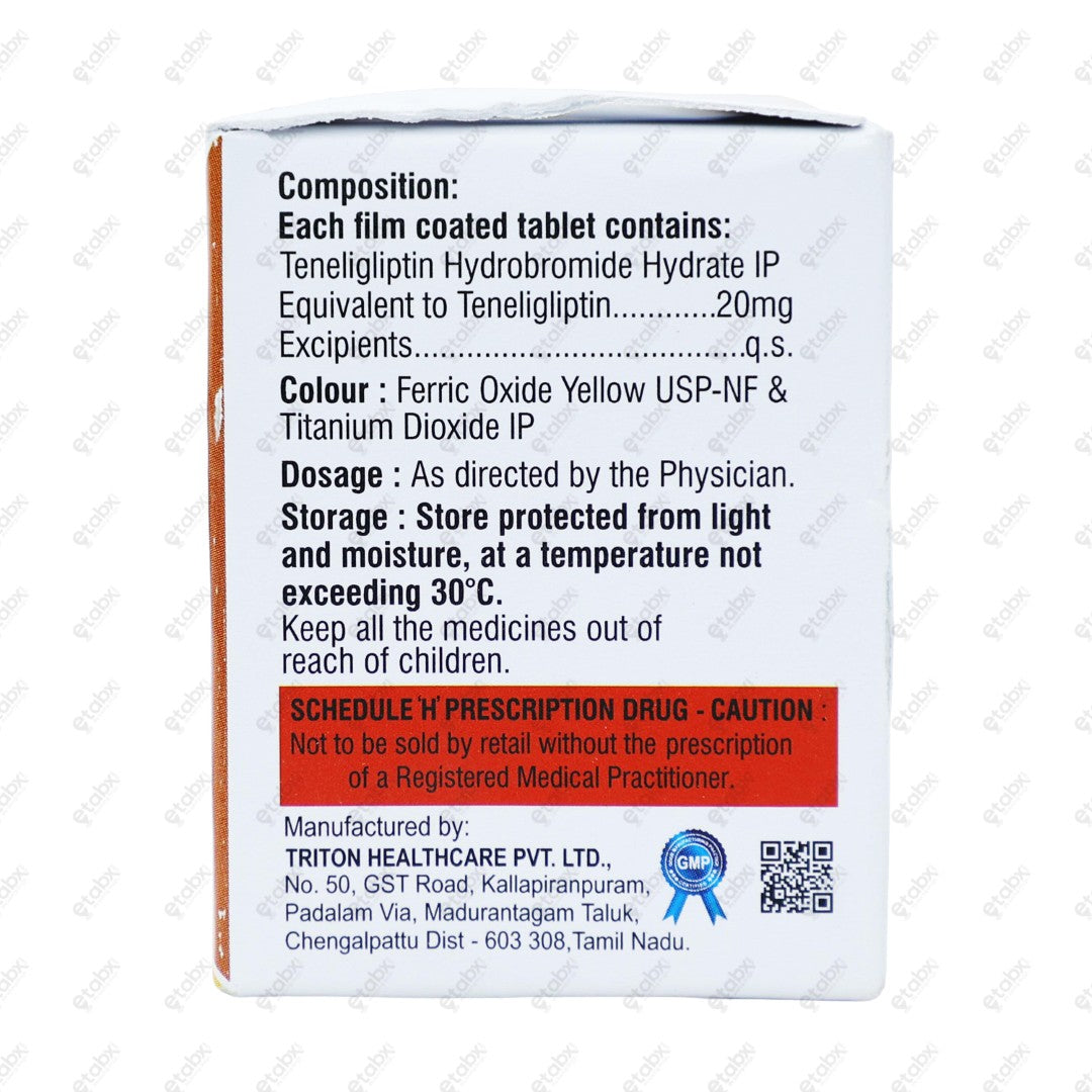Tenitin 20mg Tablet 15's