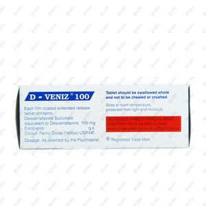 D Veniz 100 Tablets 10's