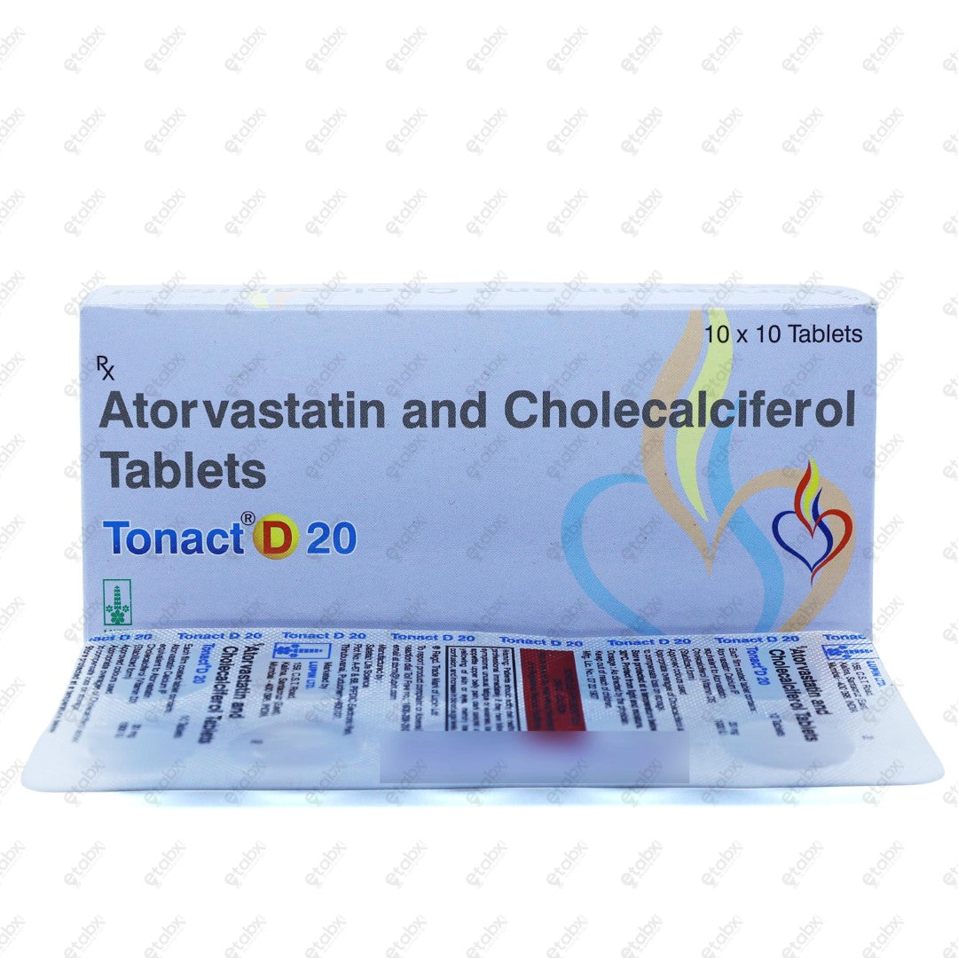 Tonact D 20 Tablet 10's
