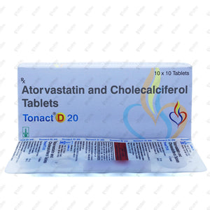 Tonact D 20 Tablet 10's