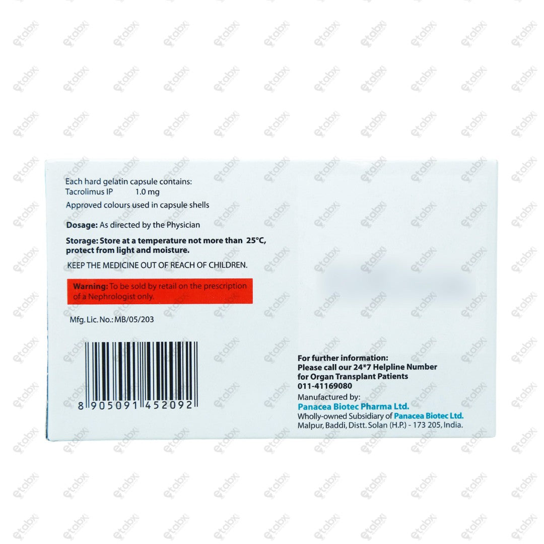Pangraf 1.0mg Capsule 10's